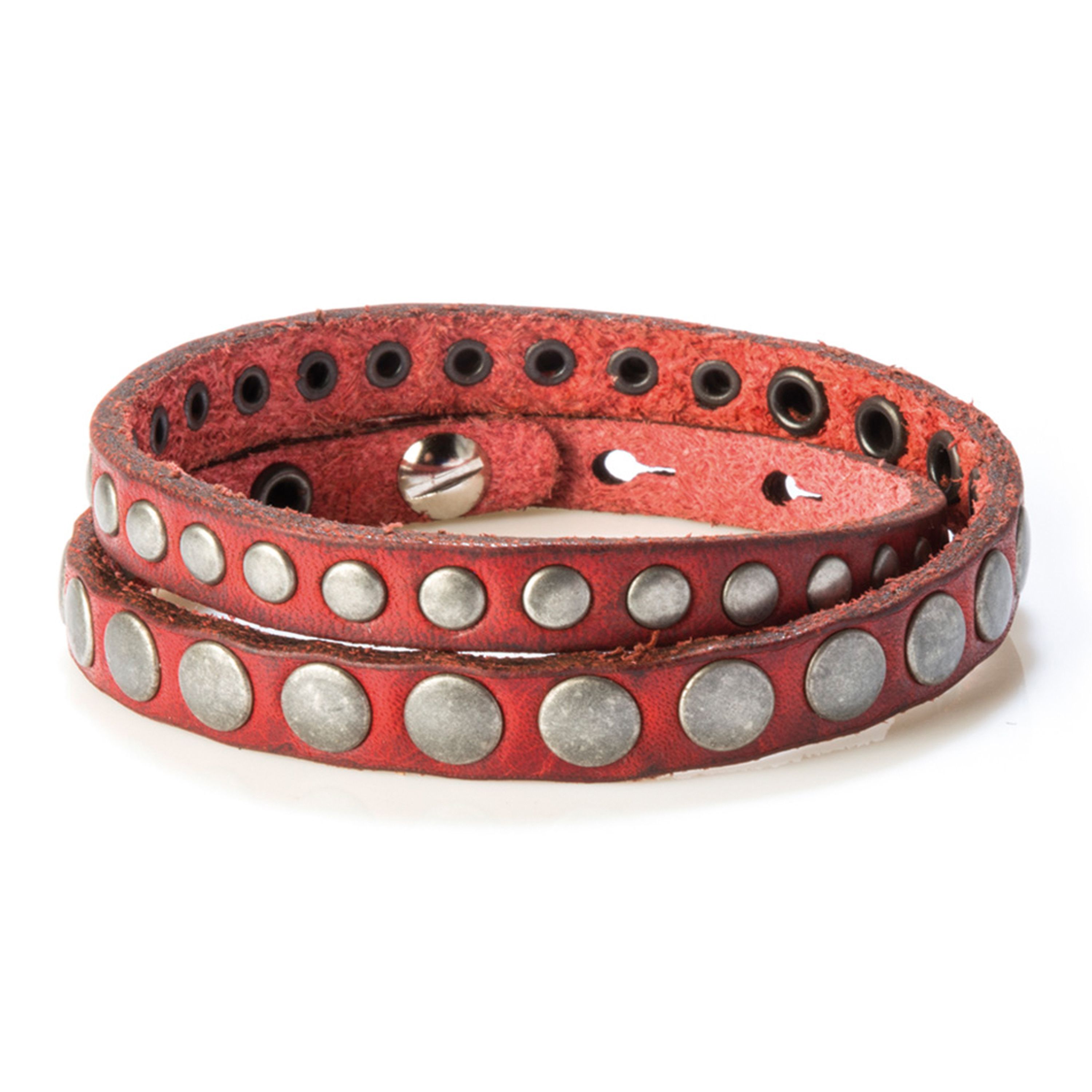 MAURO bracelet, col. ROSSO, one size