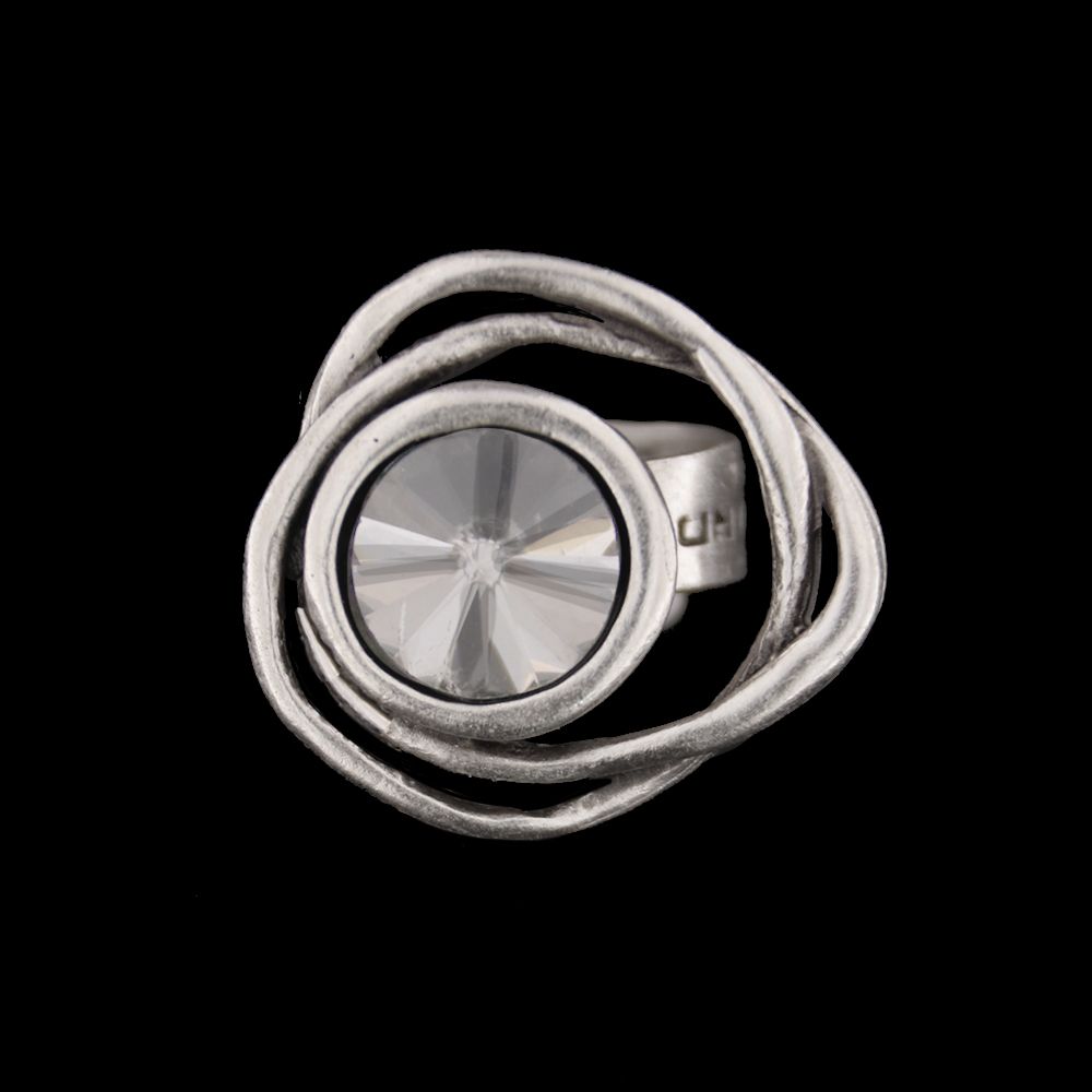 Ring GERLO, col. kristall