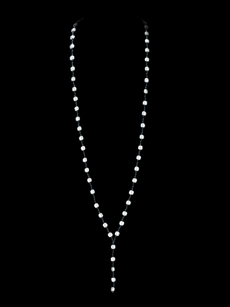 Necklace SAREES, col. black, short