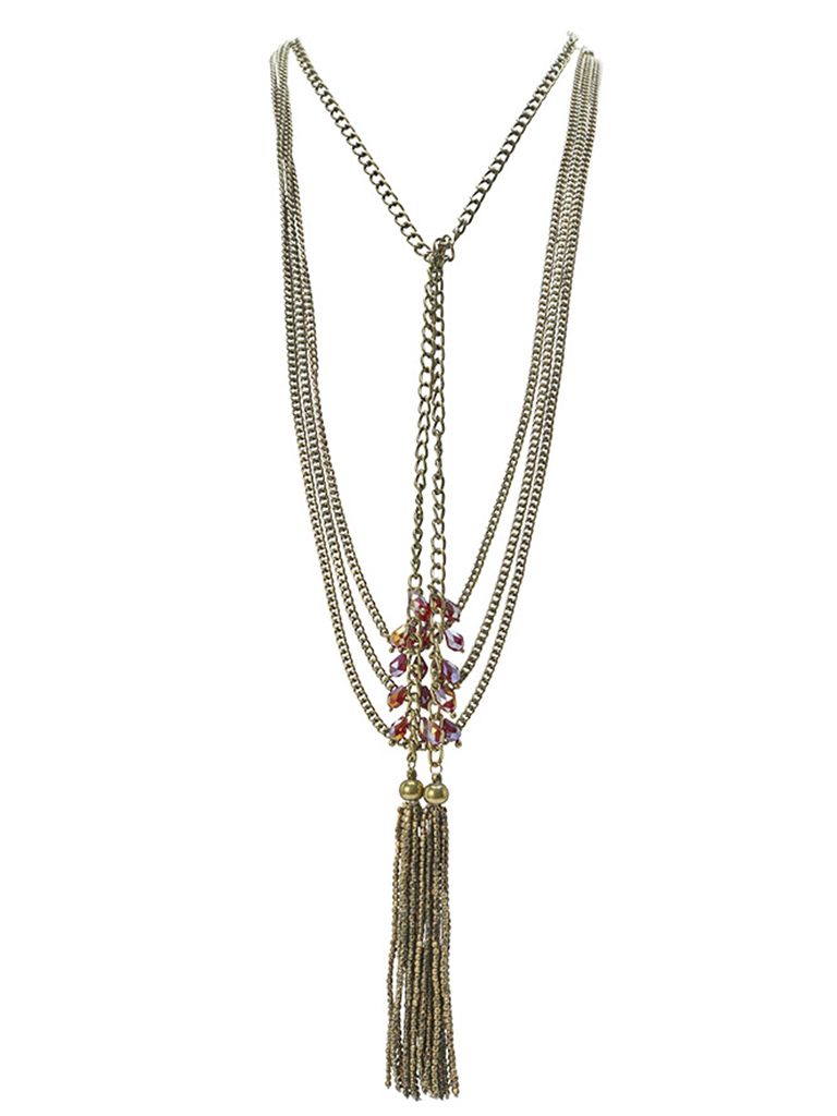 Collier MUNA, col. gold antik