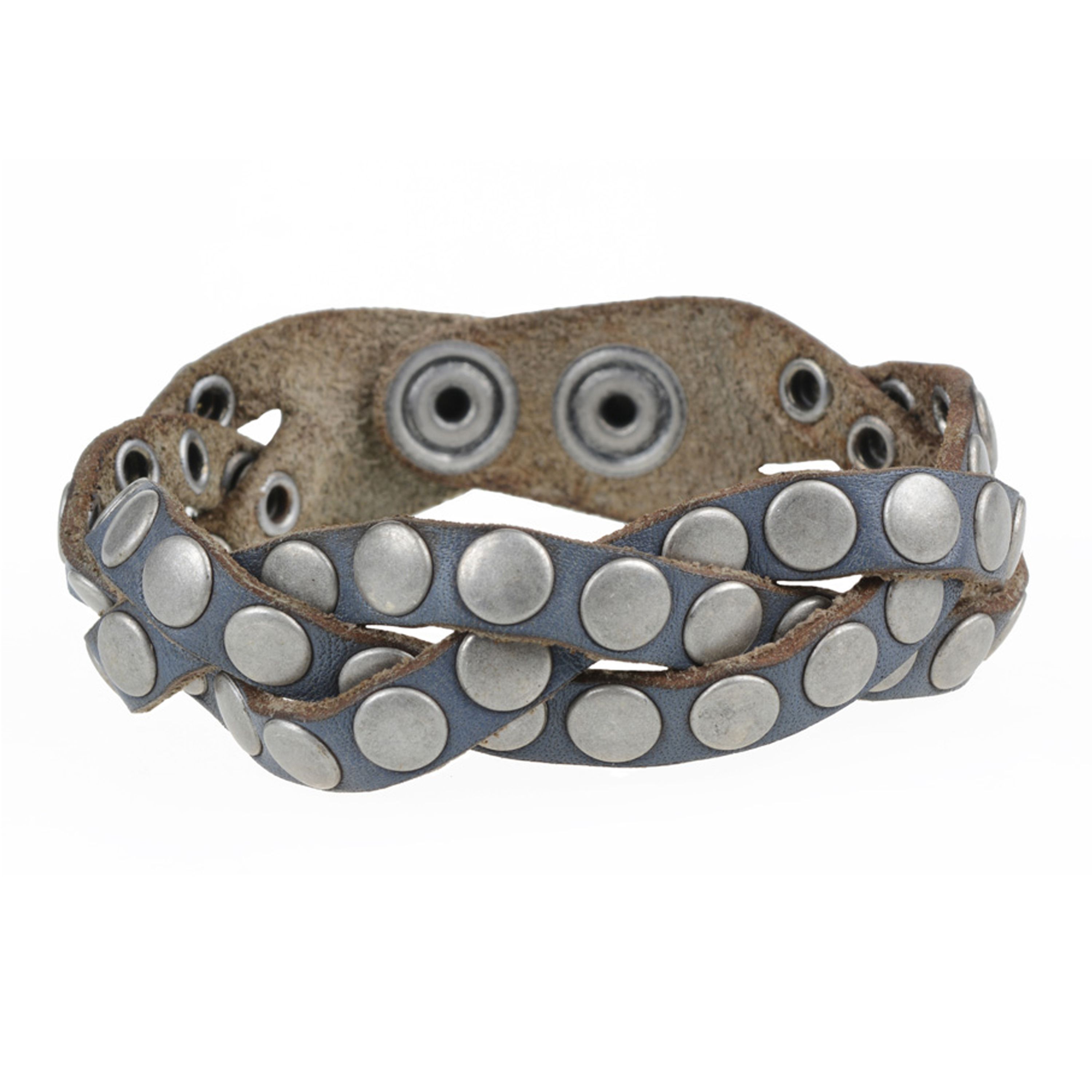 Armband TRECCE, col. JEANS, one size