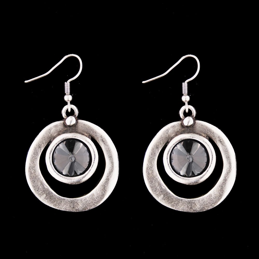 Earrings BANHO, col. smoke