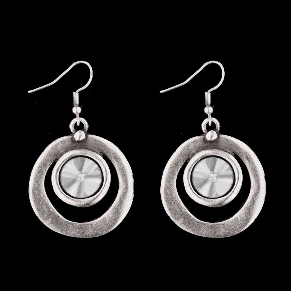 Earrings BANHO, col. crystal