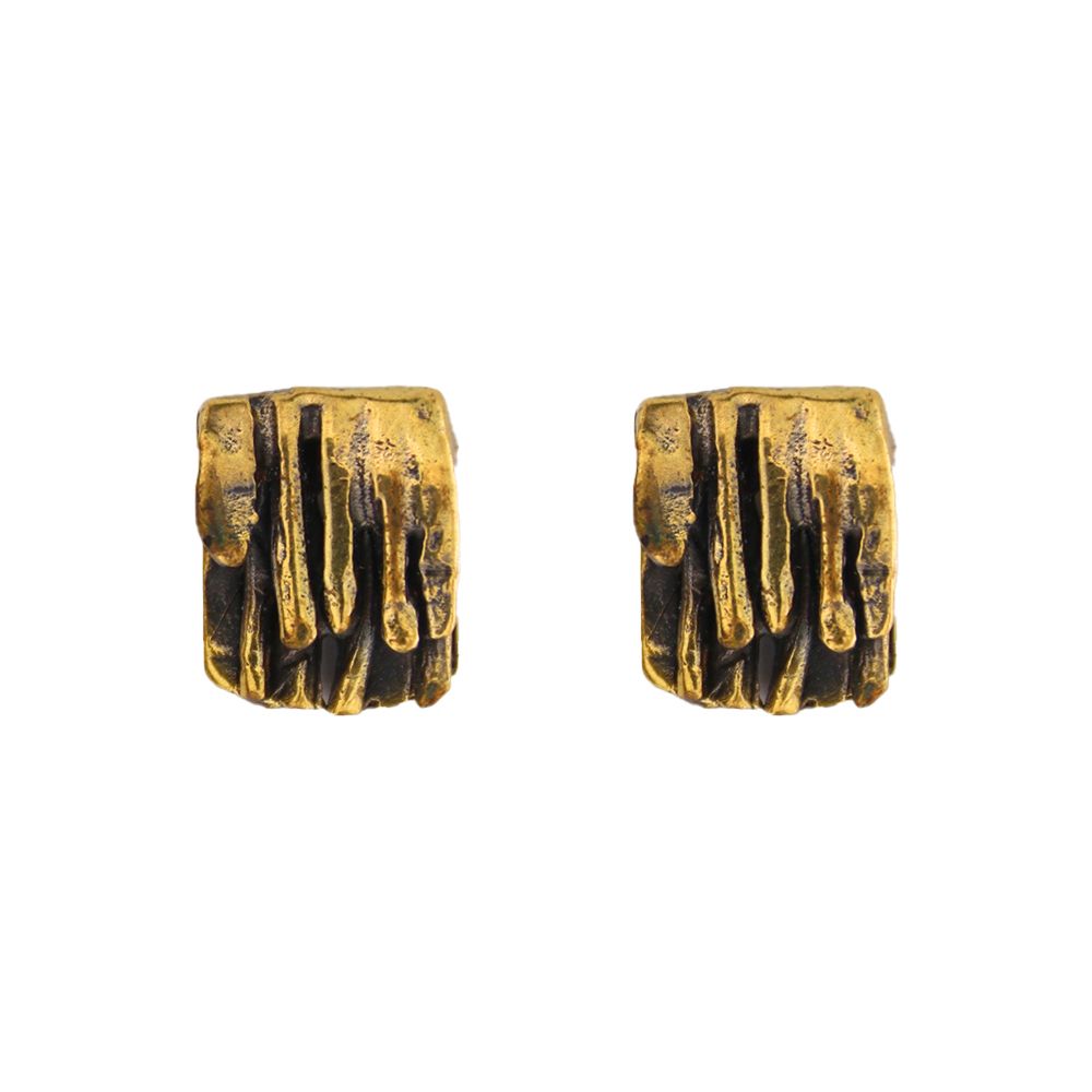 Stud earrings QUADRIL, col. gold