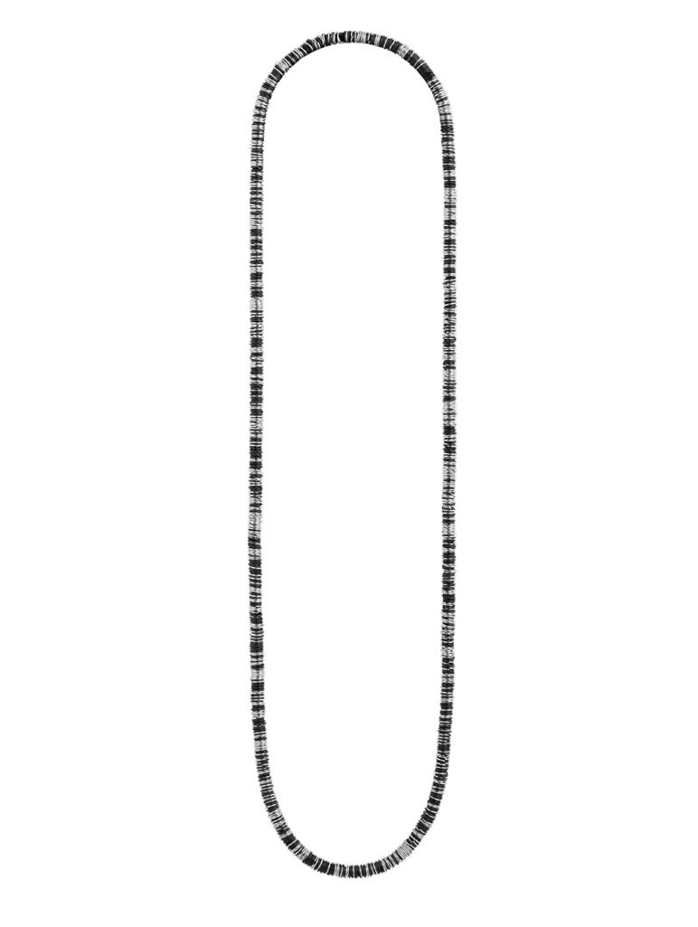 Collier SIHU, col. silber/ schwarz, L54 cm