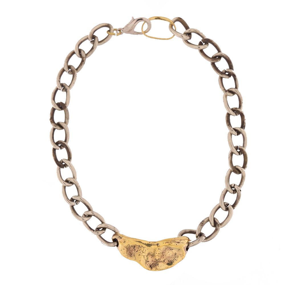 Collier WASMA, col. gold & silber