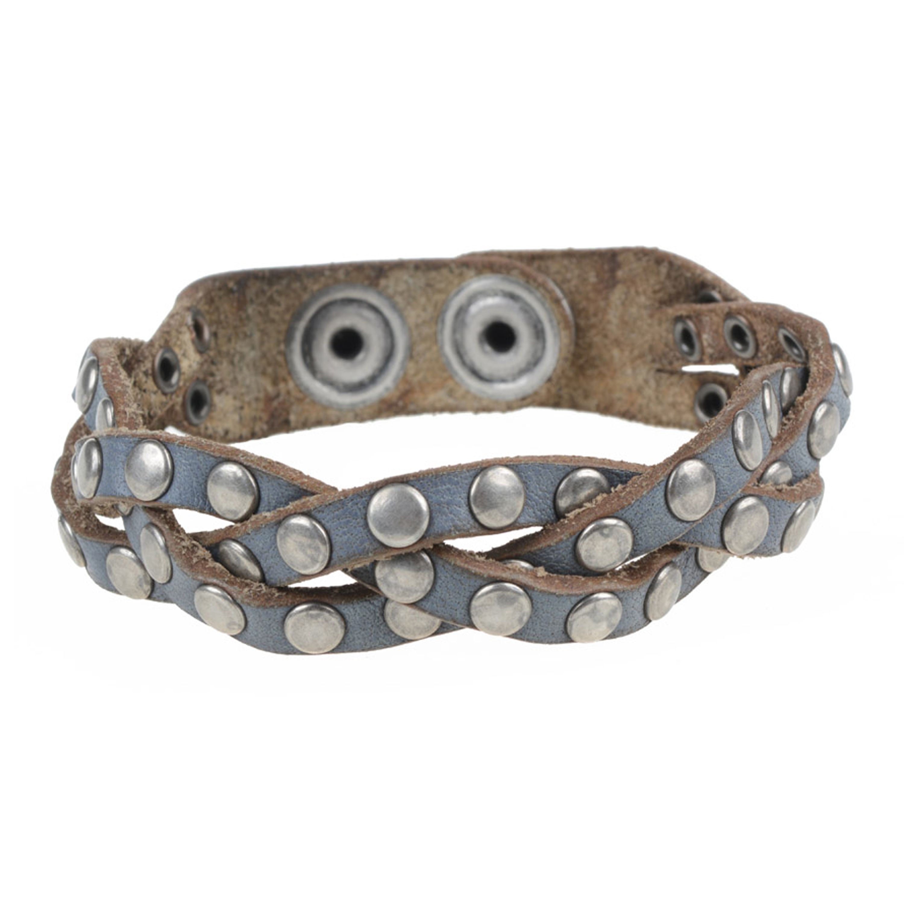 Armband TRECCINE, col. JEANS, one size