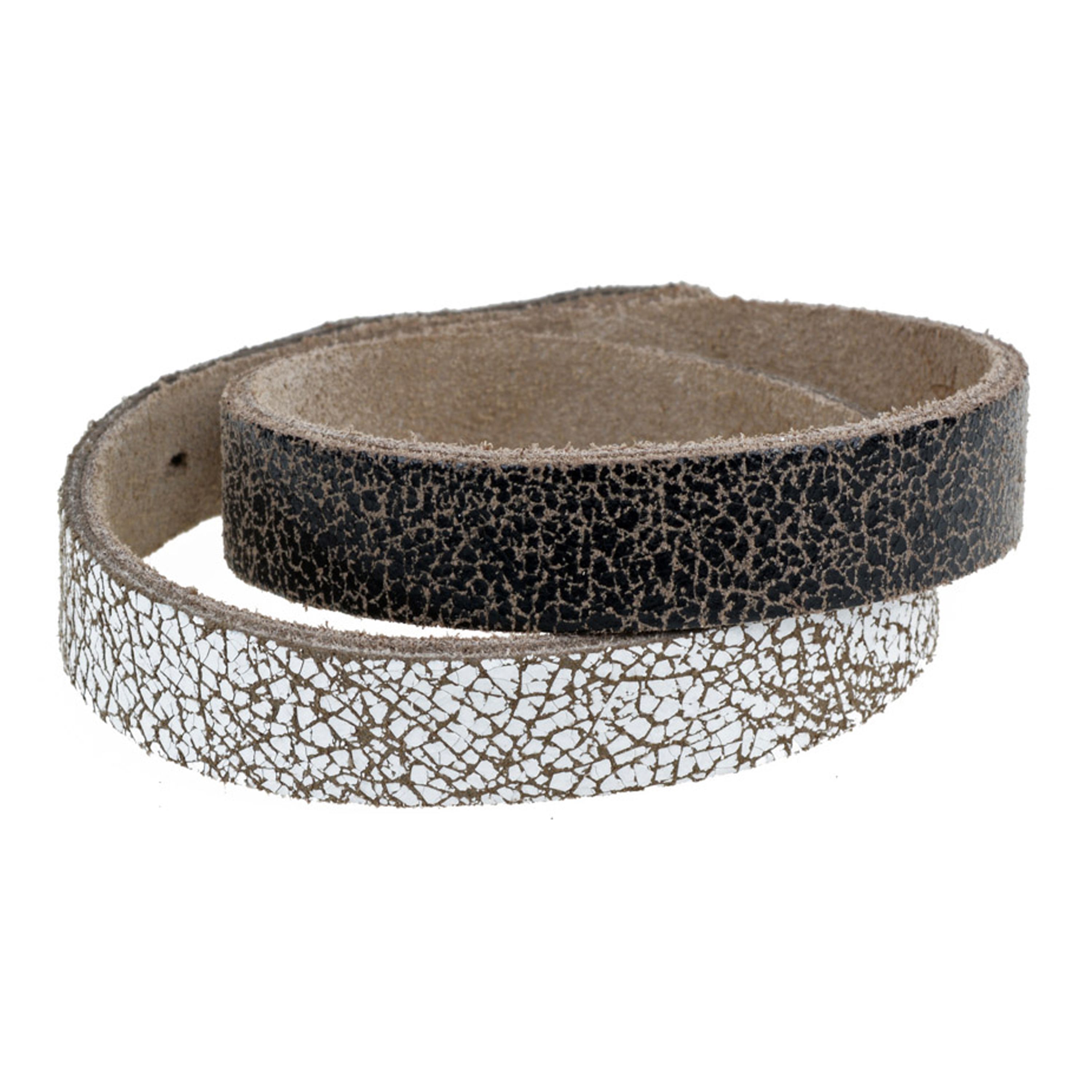 Armband CRACK, col. NERO/BIANCO