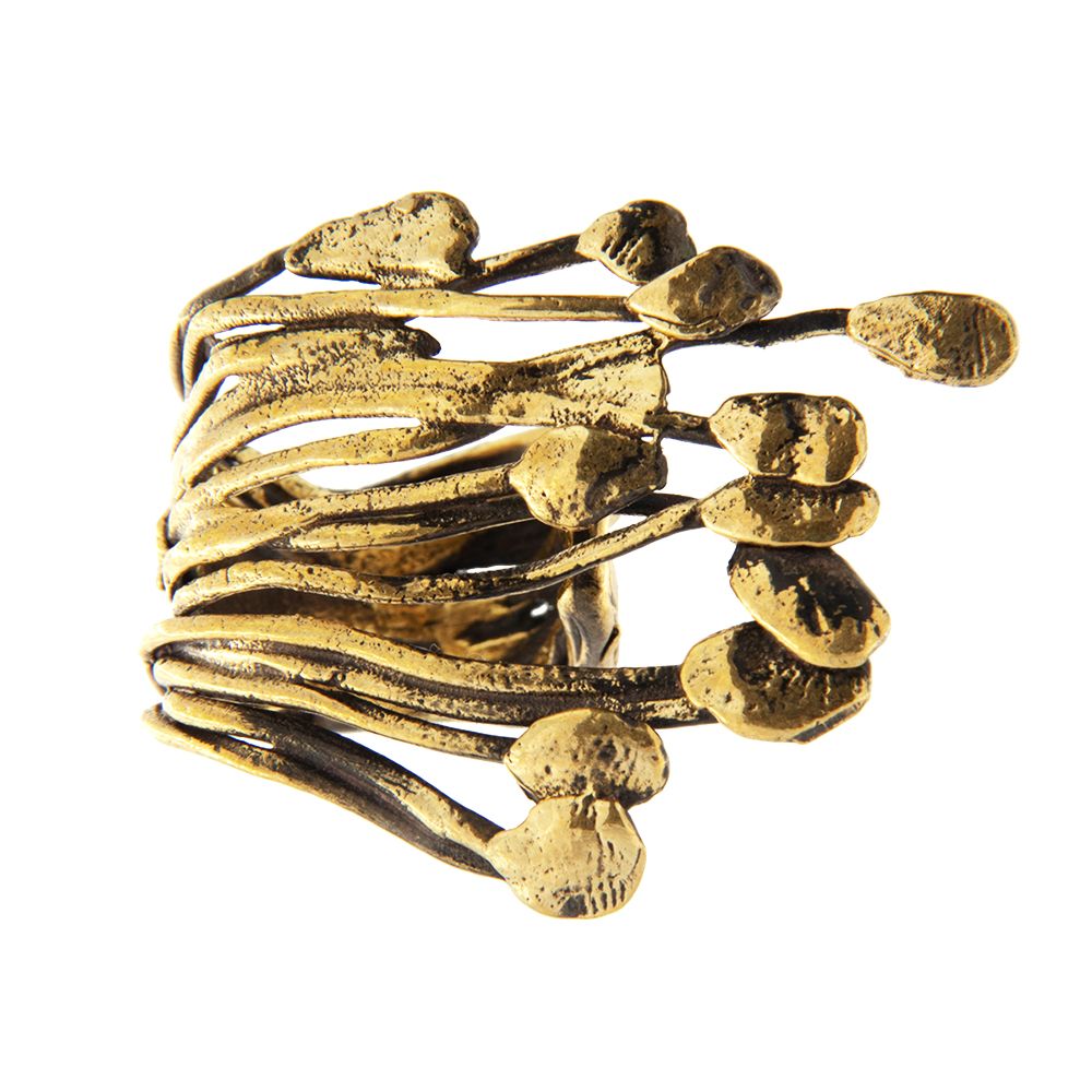 Ring FUNGINI, col. gold