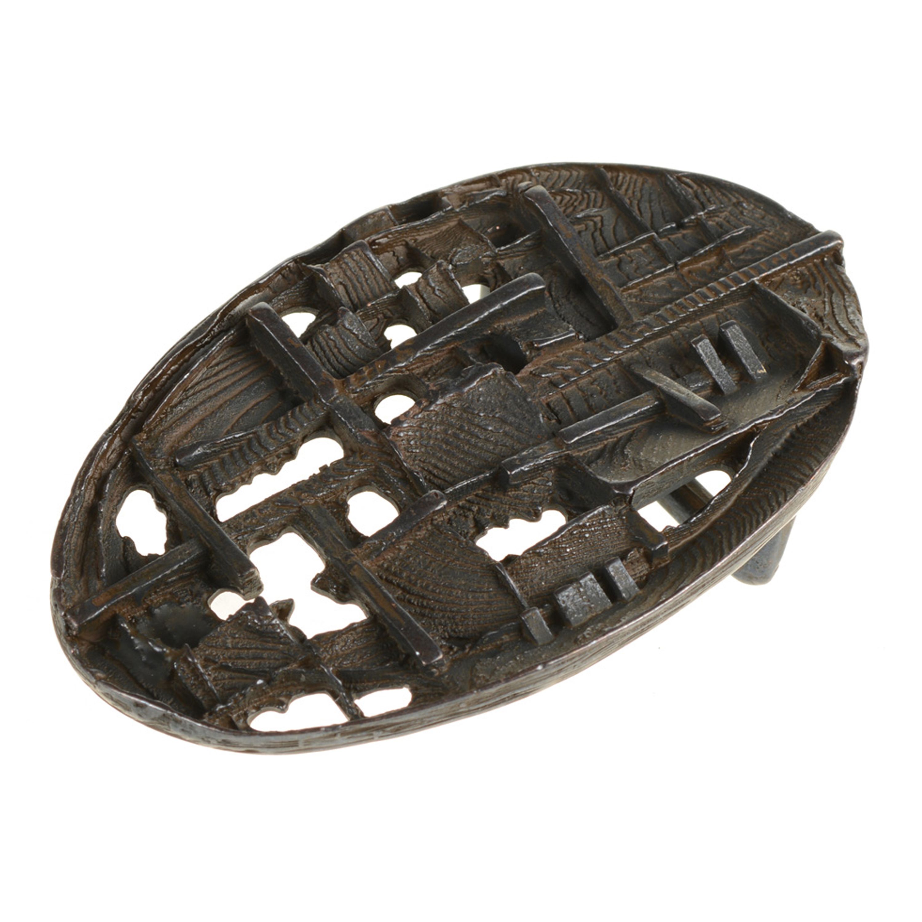 Belt buckle CREPA, col. ruggine