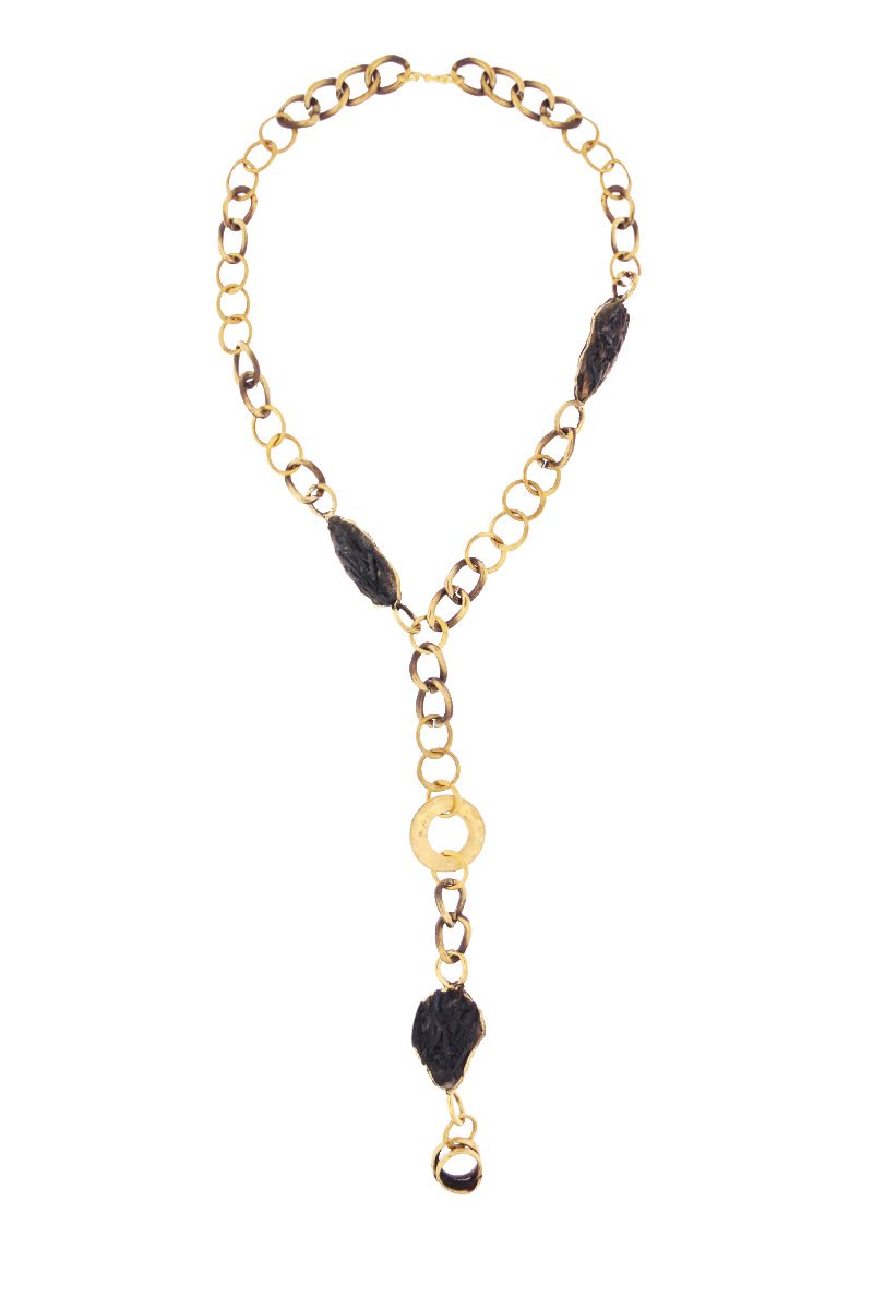 Necklace Zeynep 481, col. gold & black Necklace Zeynep 481, col. gold & black