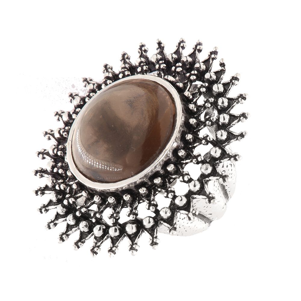 Ring N061-RI col. silver oxid.