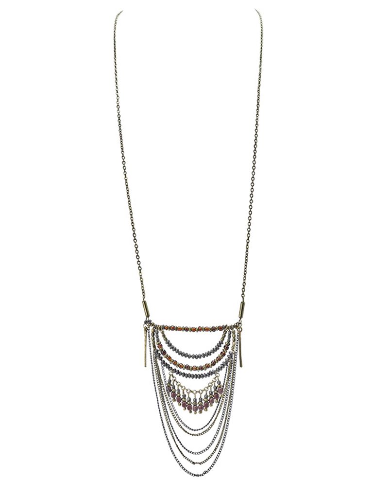 Collier SIBU, col. gold/ schwarz