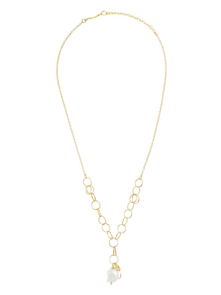 Collier N030, col. gold, Perle