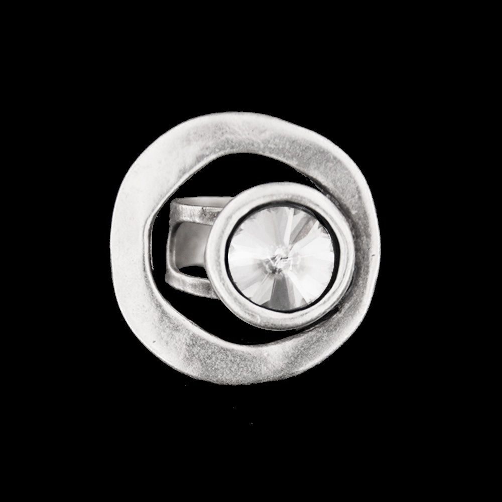 Ring BANHO, col. kristall