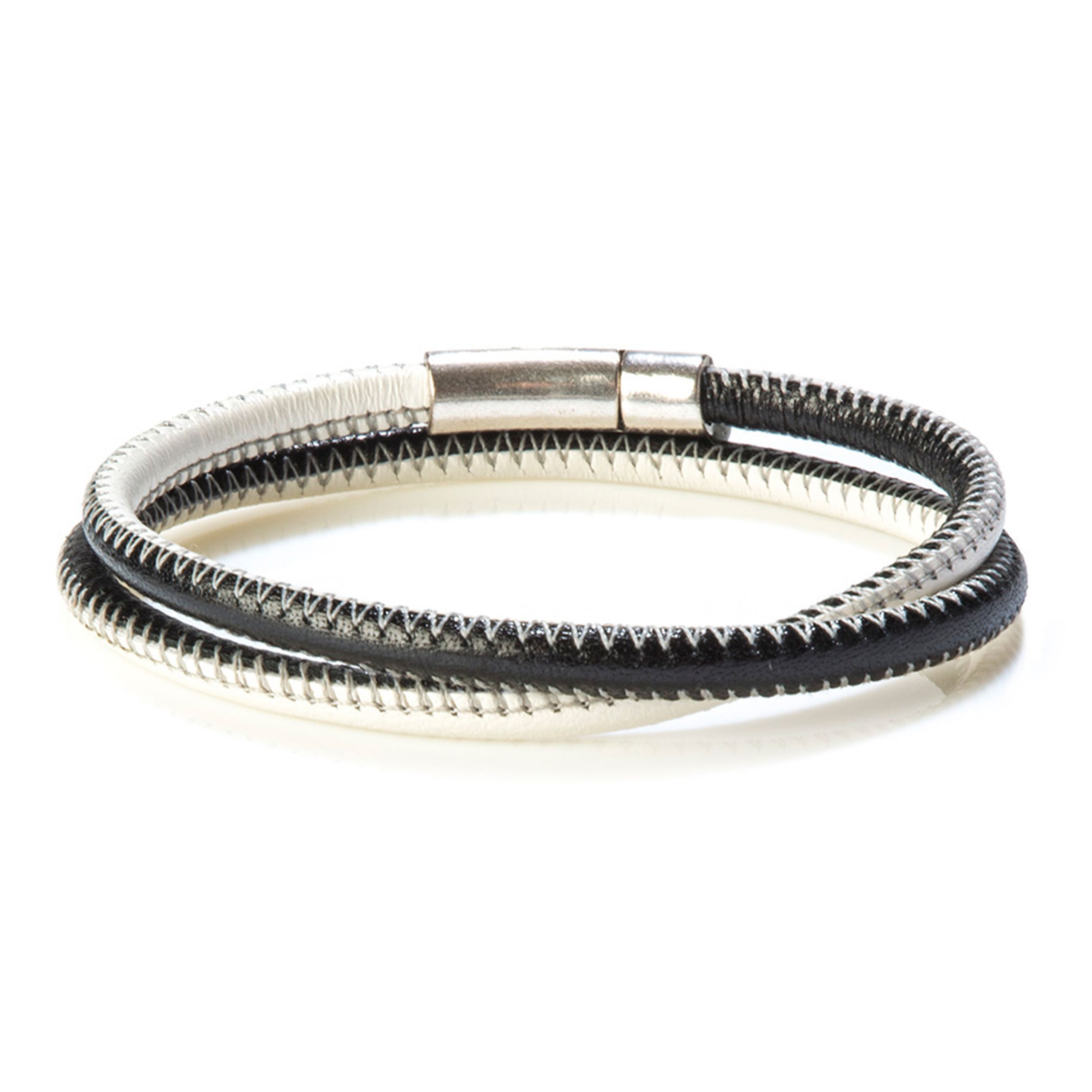 AMORINI bracelet, col. offwhite/nero