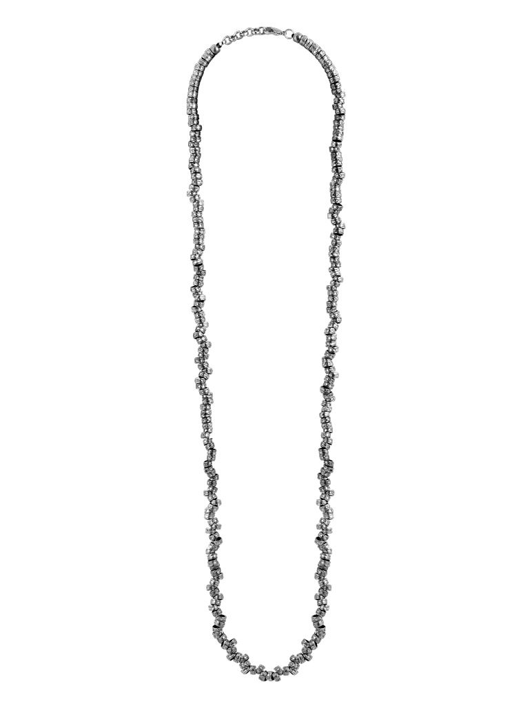 Necklace GOIA, col. silver