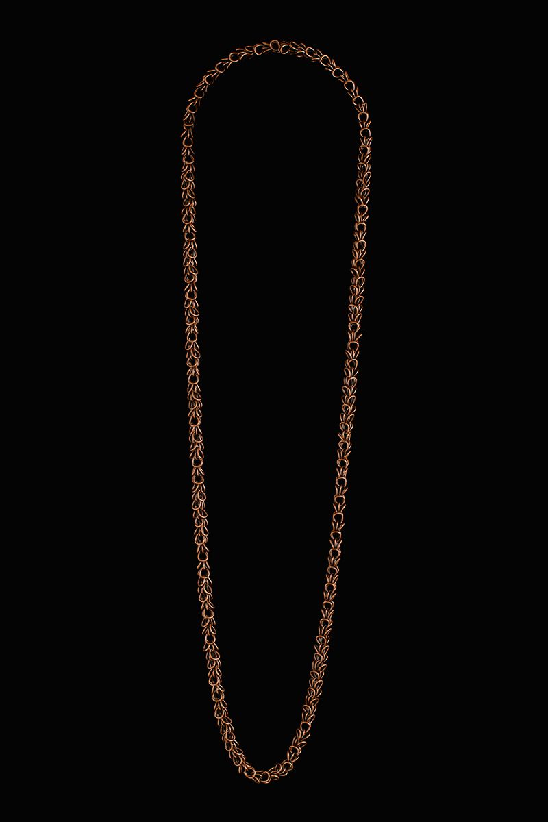 Necklace MING, col. rame, 95 cm