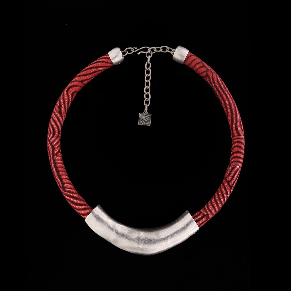 Collier AYUNA, col. rosso