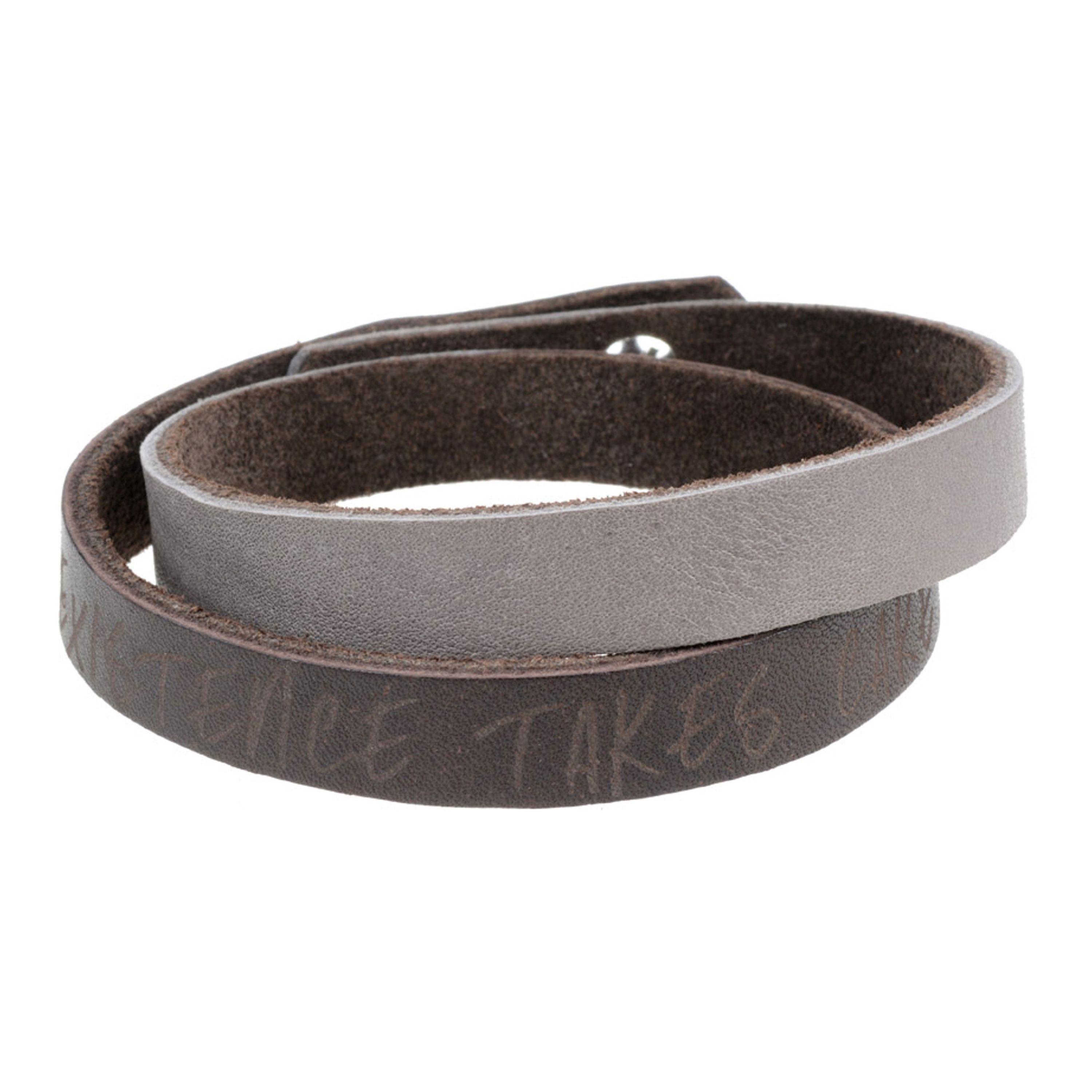 Armband EXISTENCE, col. NERO/GRIGIO