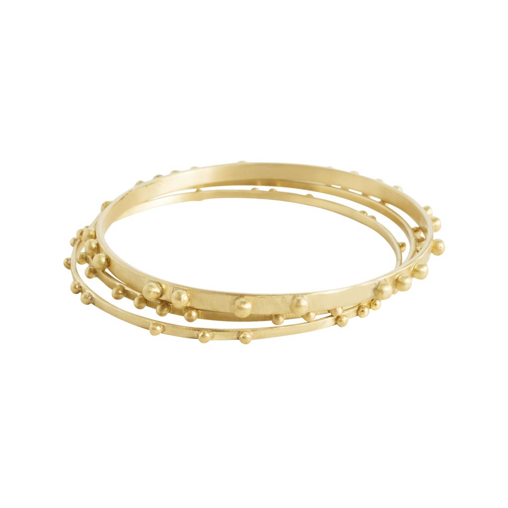Armreif N023, Set/3 col. gold