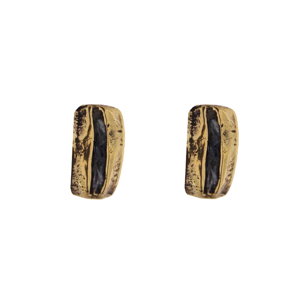 Stud earrings PALY, col. gold