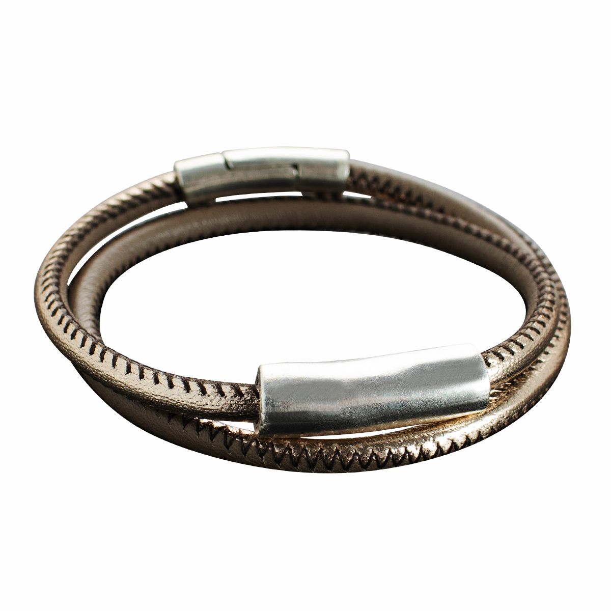 Armband CHIMANY, col. ebony/ bordeaux