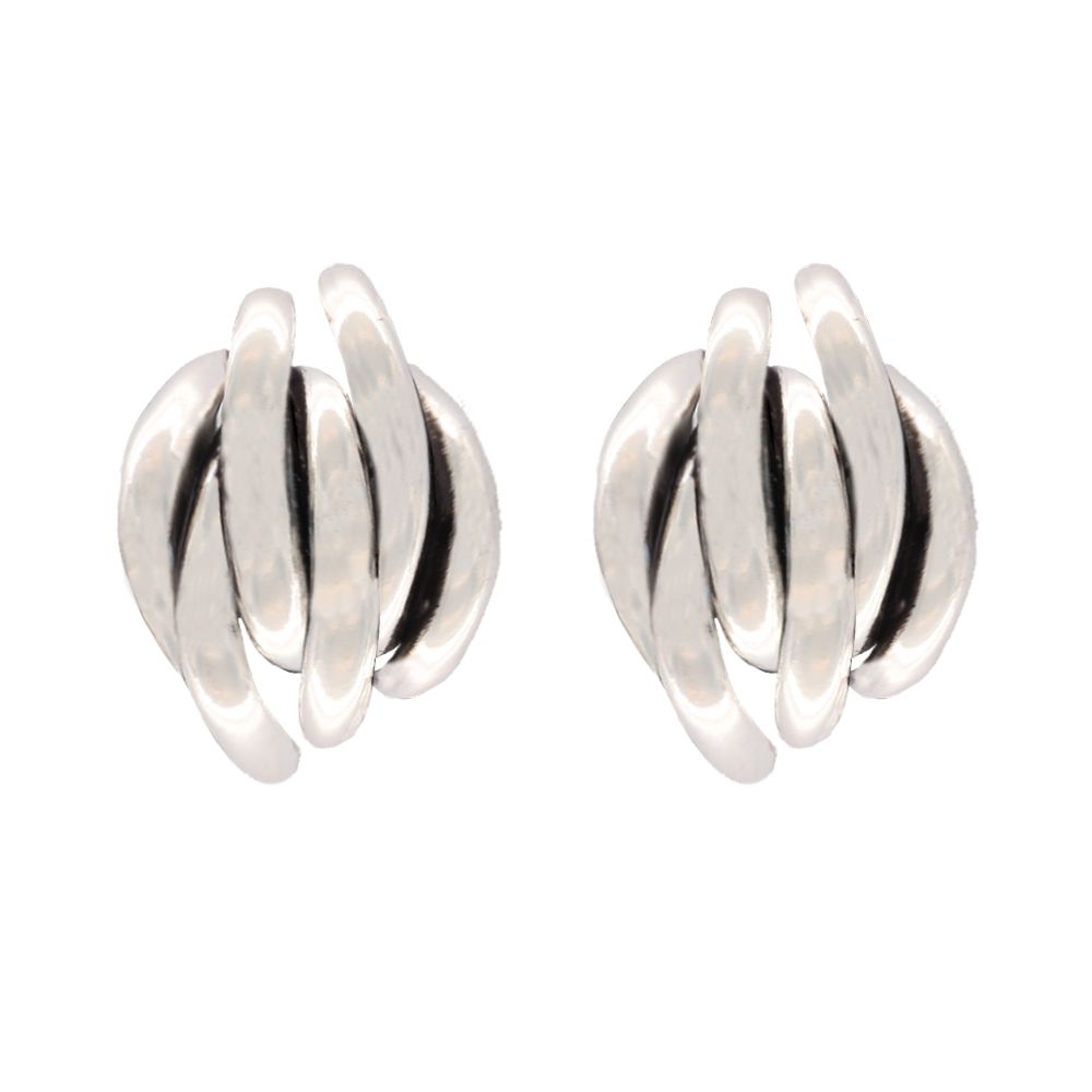 Ohrstecker N019S-OS, col. silber oxid