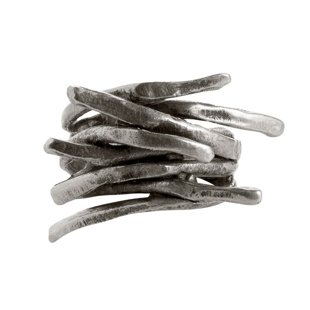 Ring WAYAN-2, col. silber