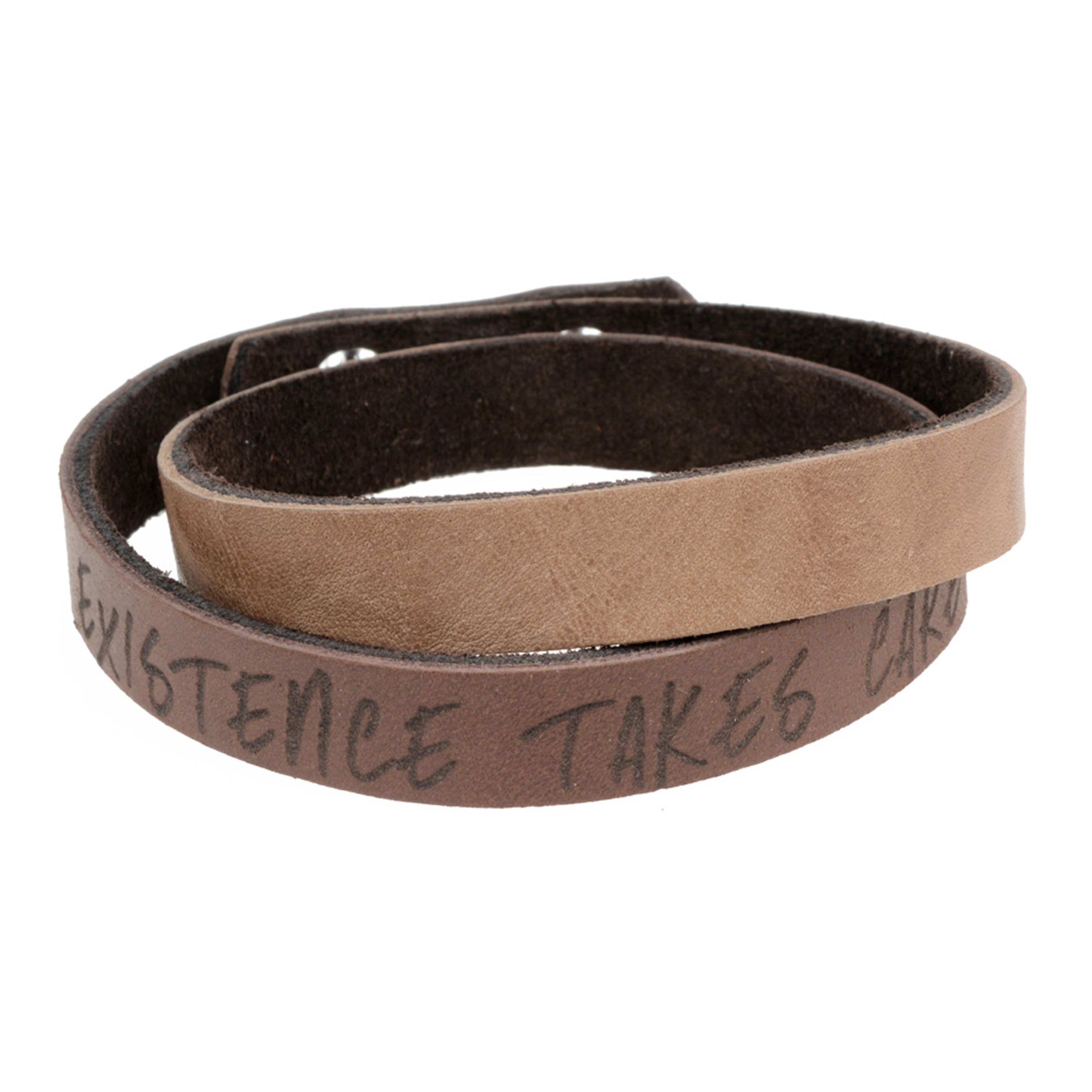 Armband EXISTENCE, col. SCHOKO/ TAUPE