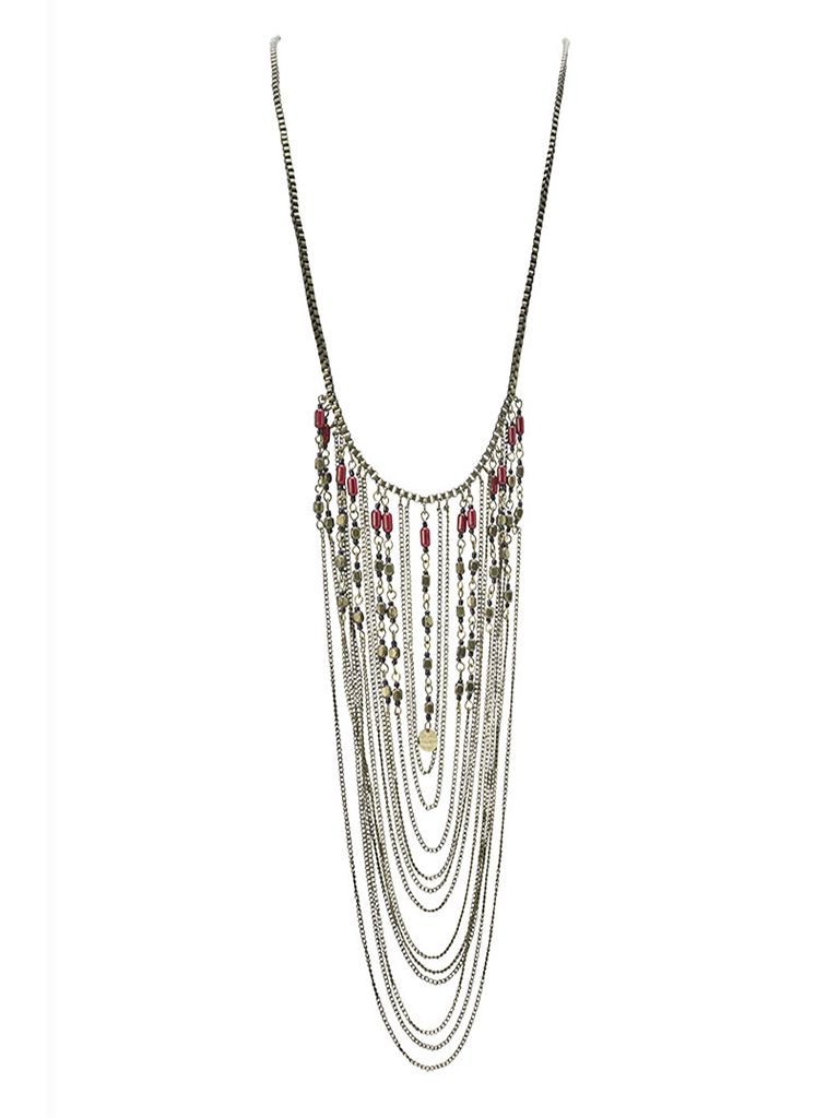Collier EYOTA, col. gold/ rot