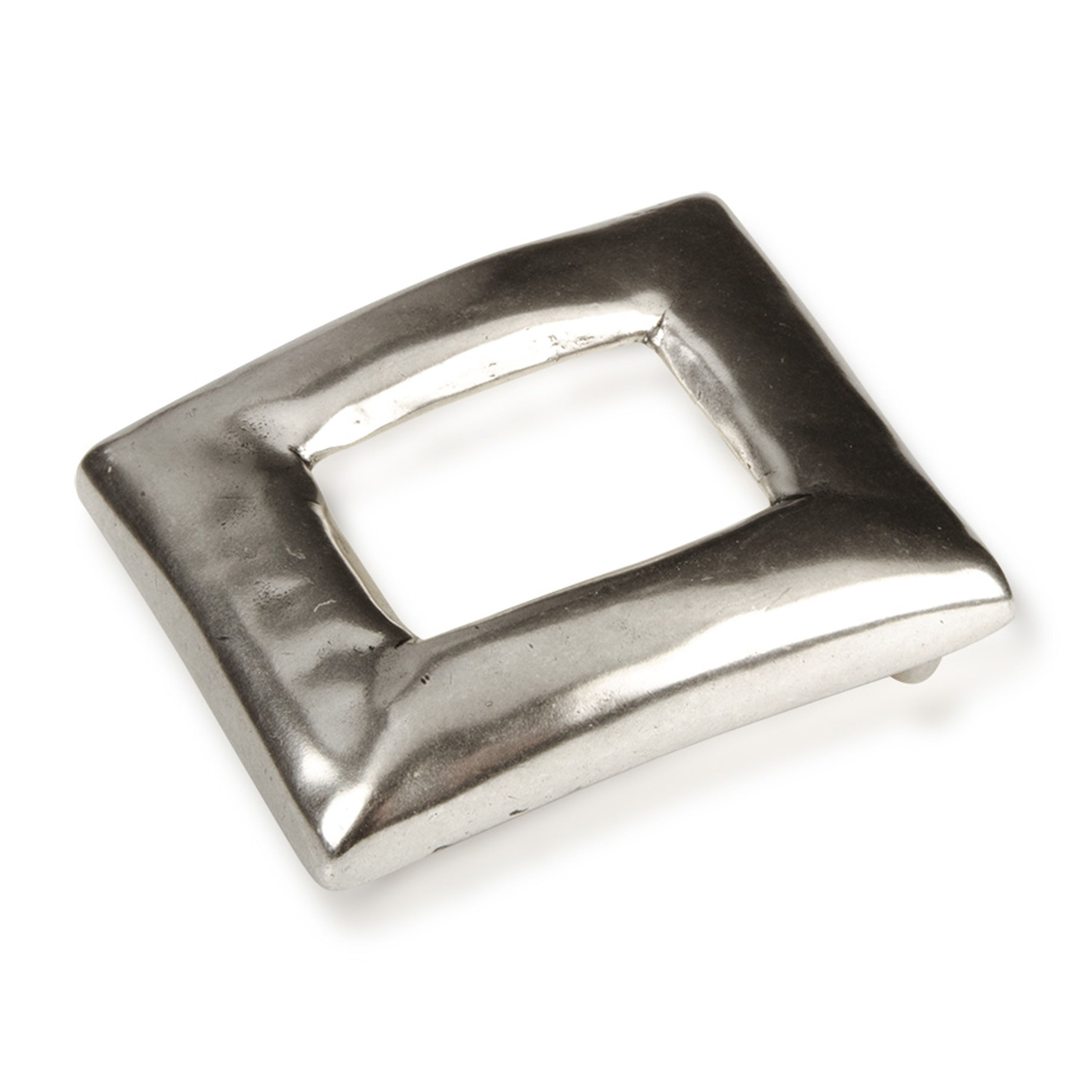 Belt buckle CORNICE, col. arg. lucido