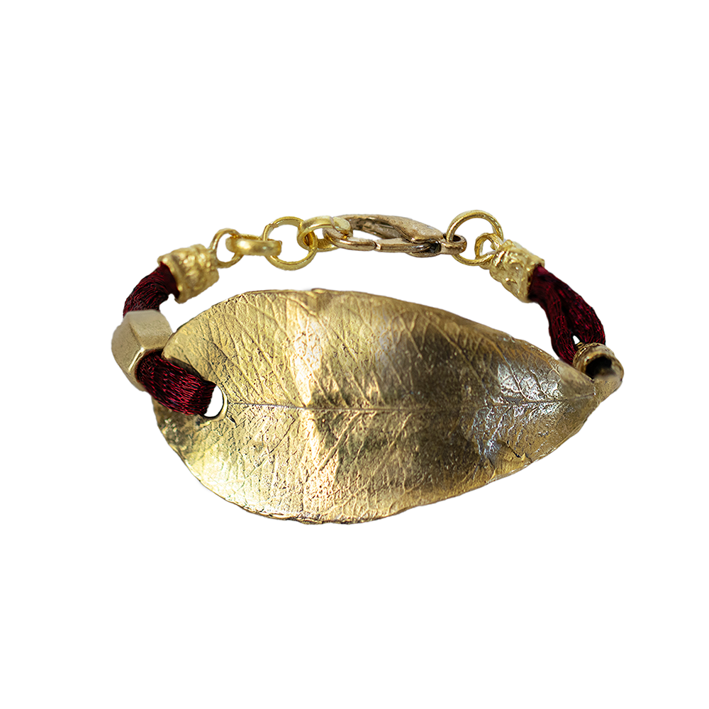 Armband JACOLY, col. gold & rot