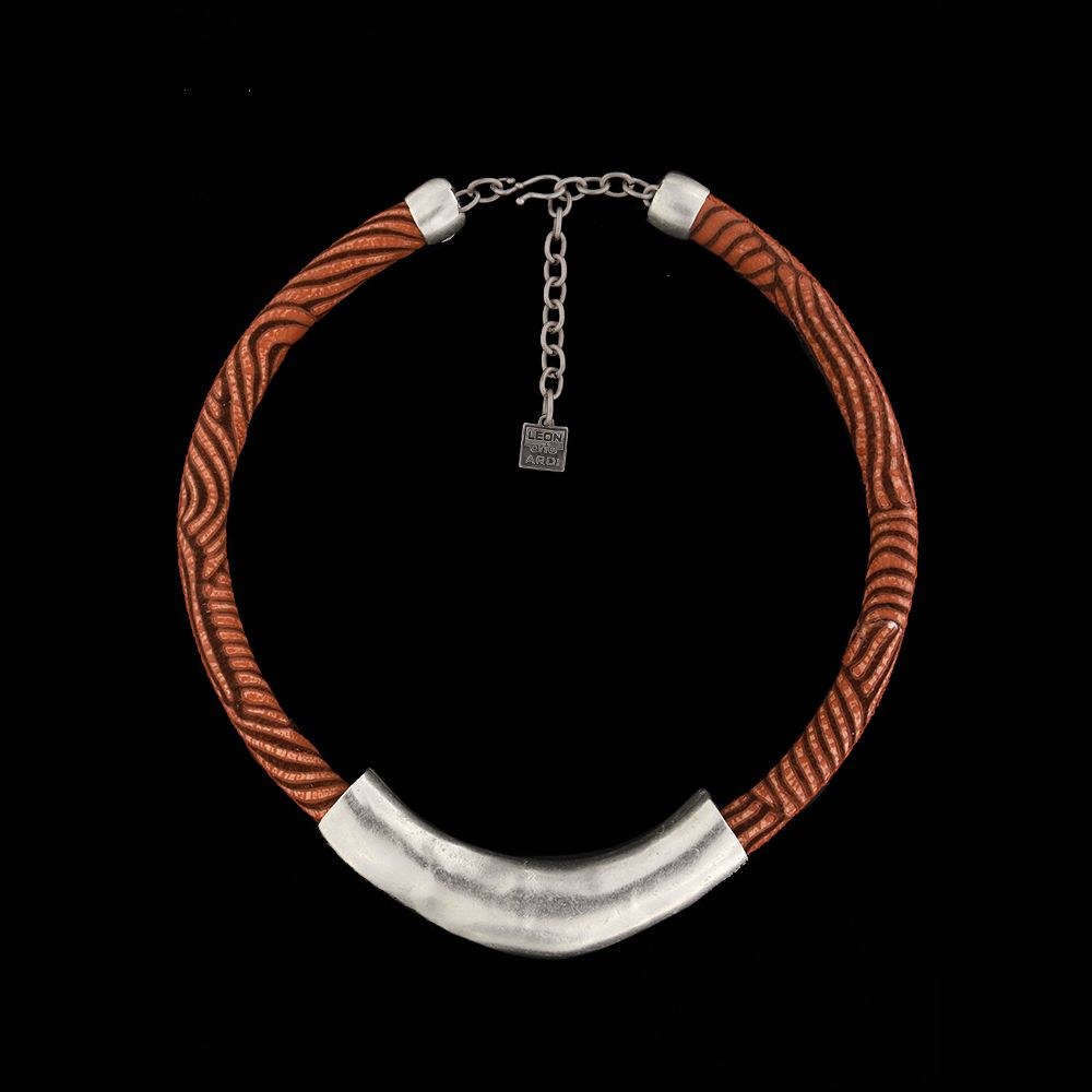 Collier AYUNA, col. cognac Collier AYUNA, col. cognac