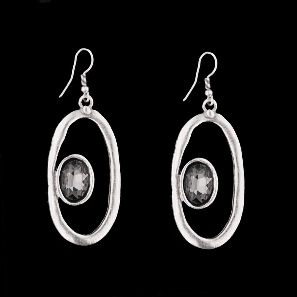 Earrings DERNY, col. smoke