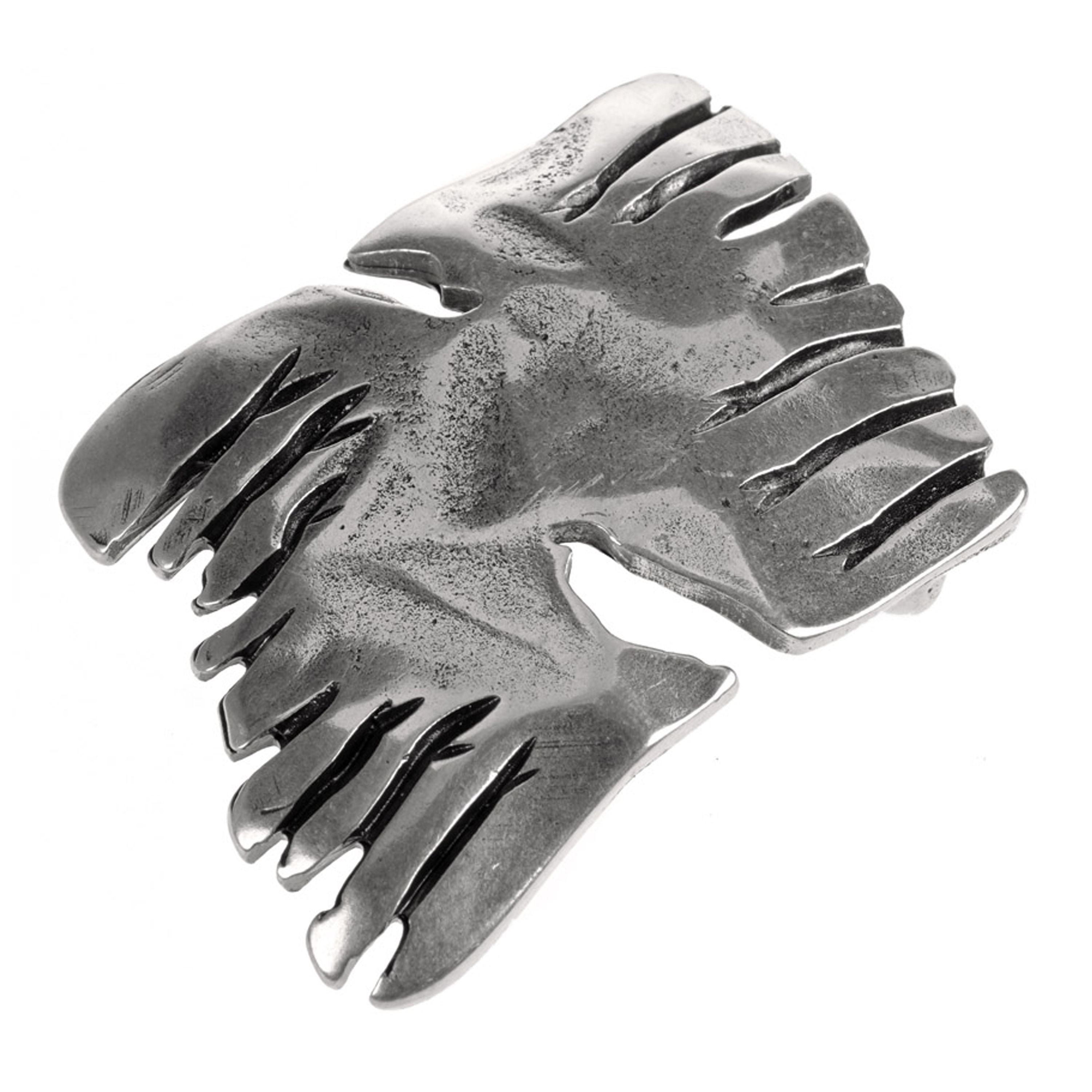 Belt buckle FUOCO, col. American Silver -O