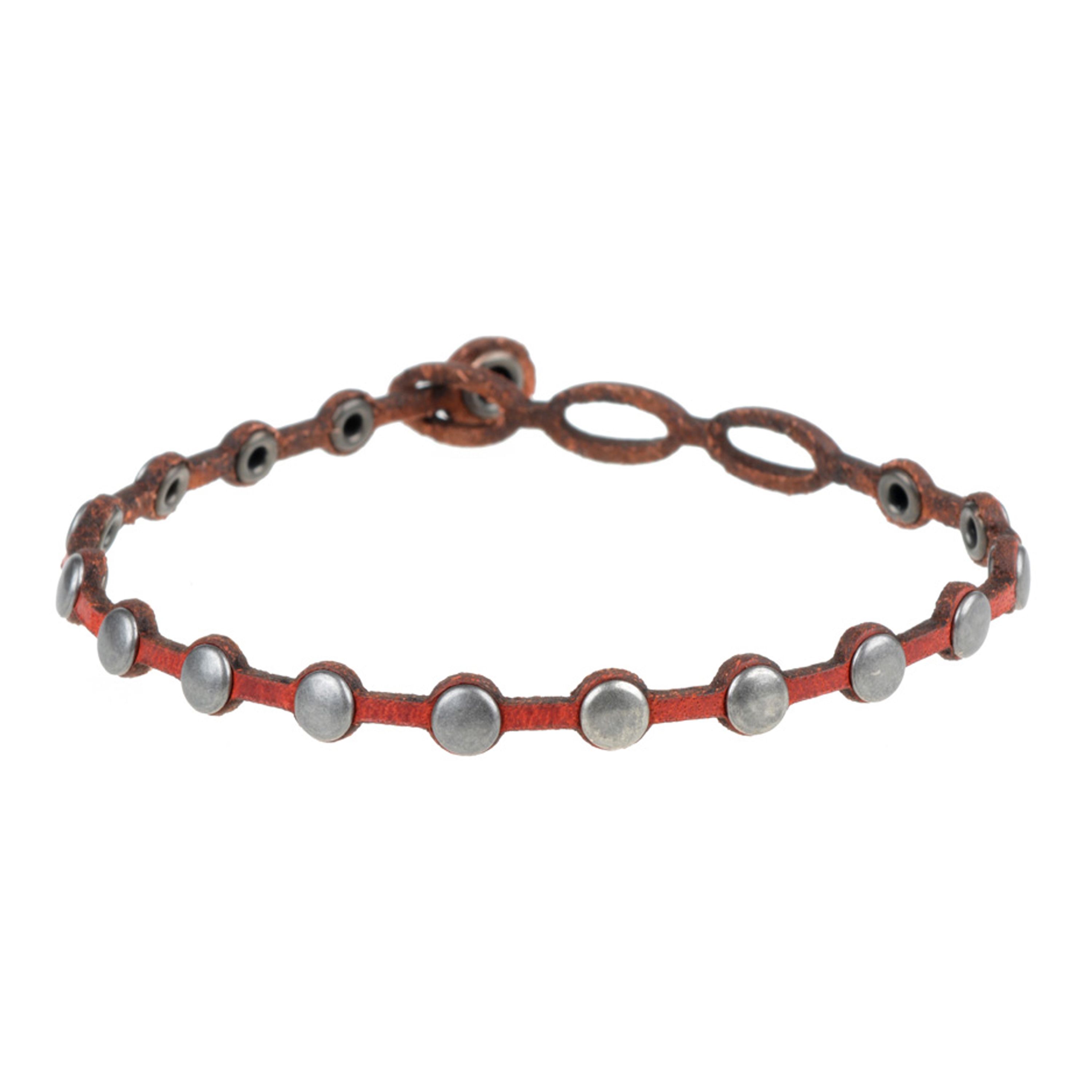 Bracelet PUNTO, col. ROSSO, one size