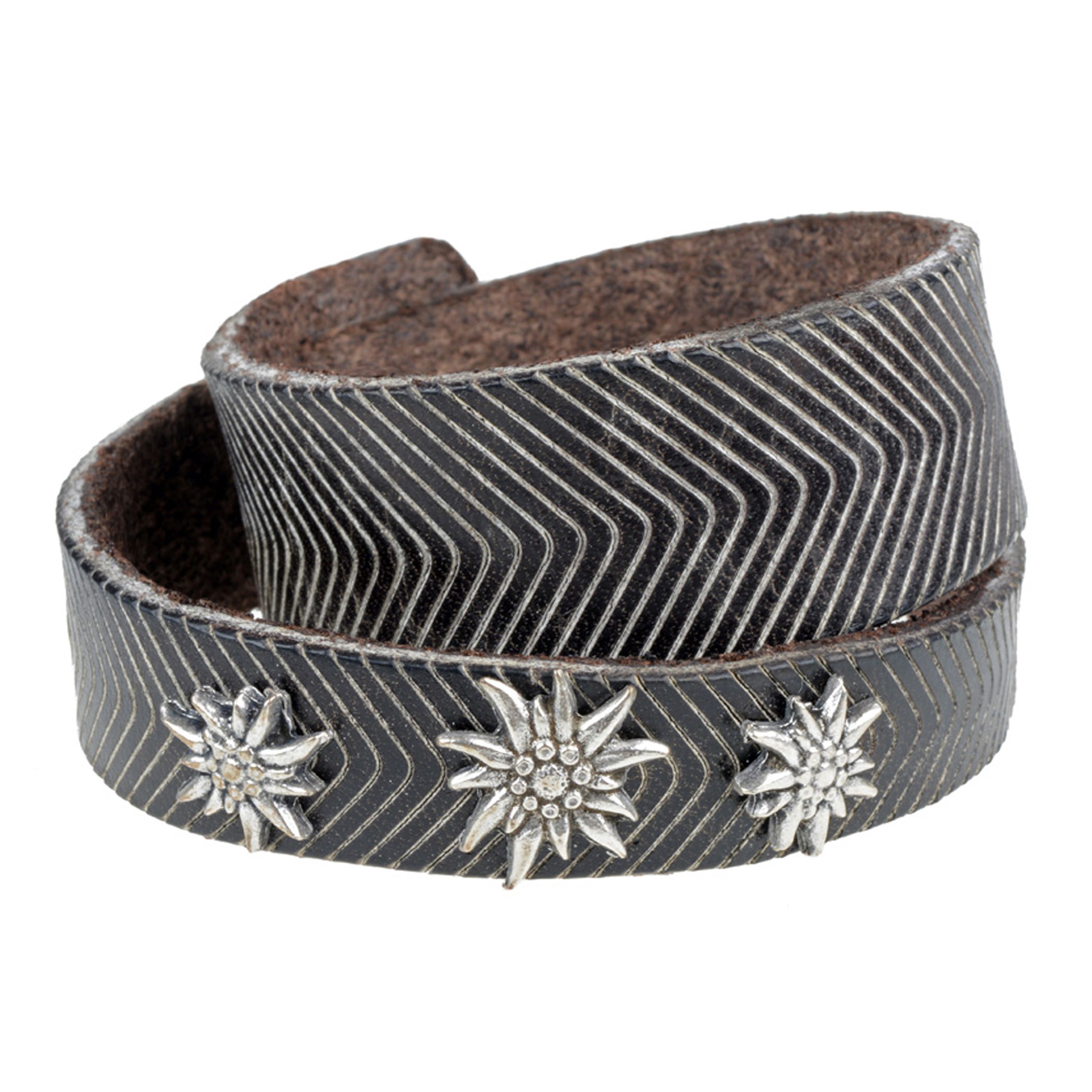Armband ANUSCHA Edelw., col. T. di MORO/bianco