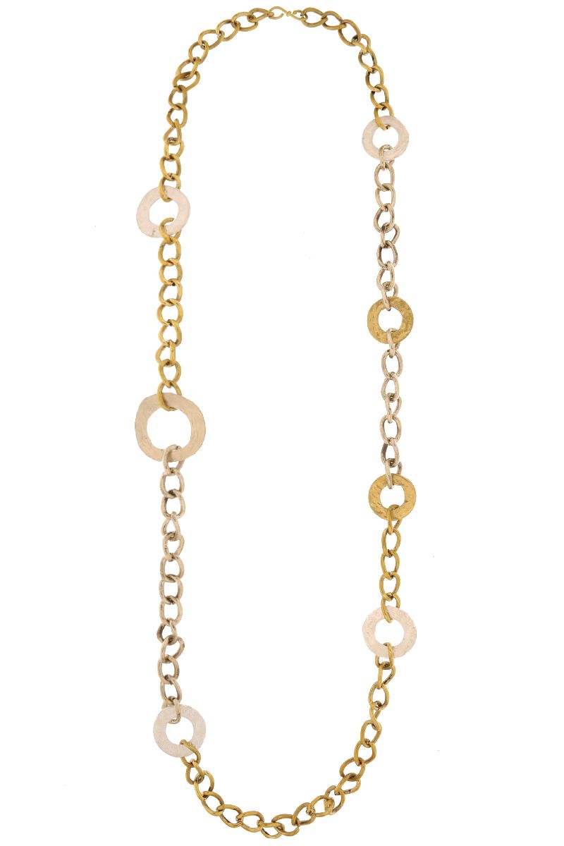 Collier MORRY, col. gold & silber